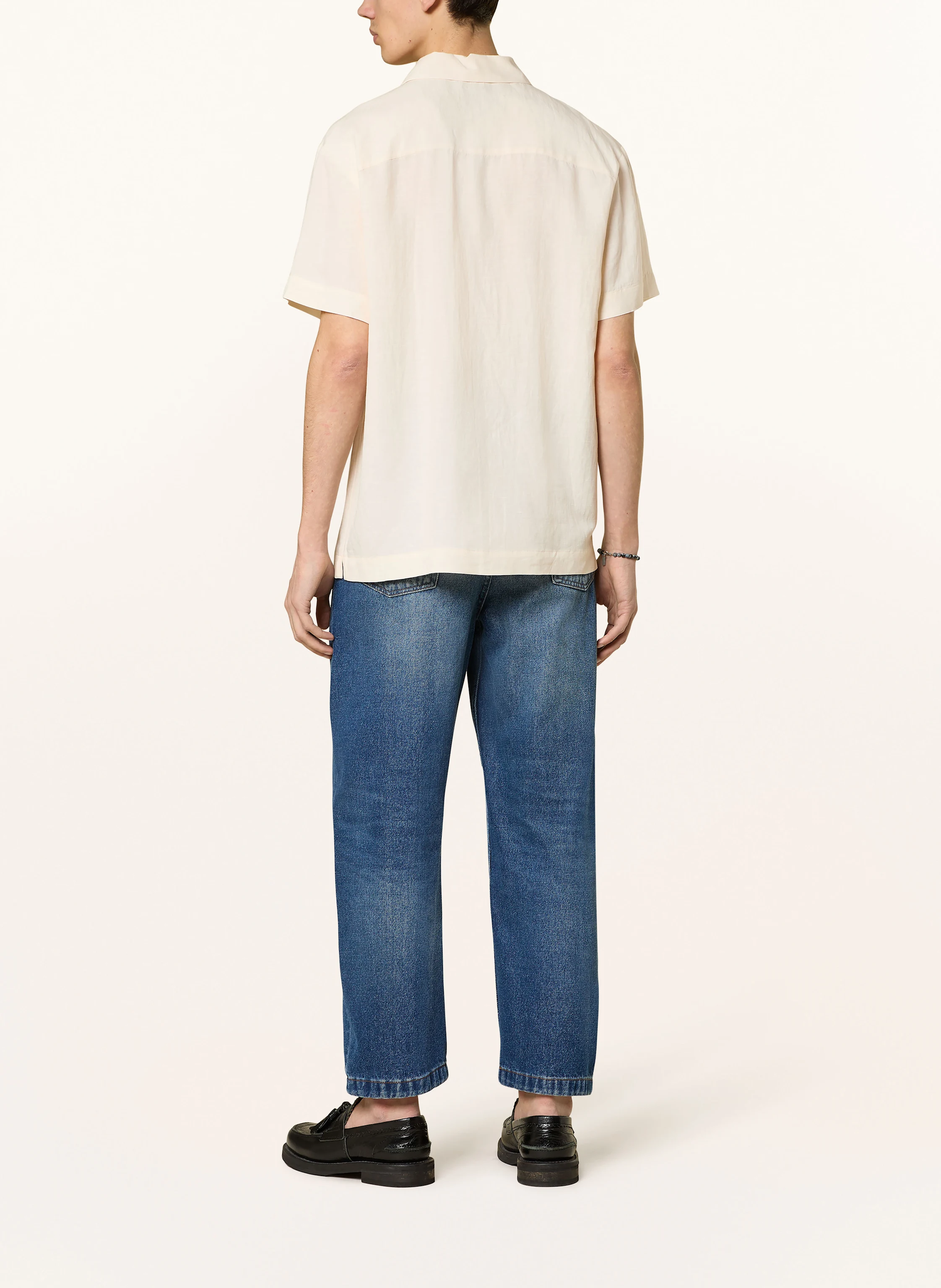 A.P.C. Kurzarm-Hemd ROY Comfort Fit mit Leinen