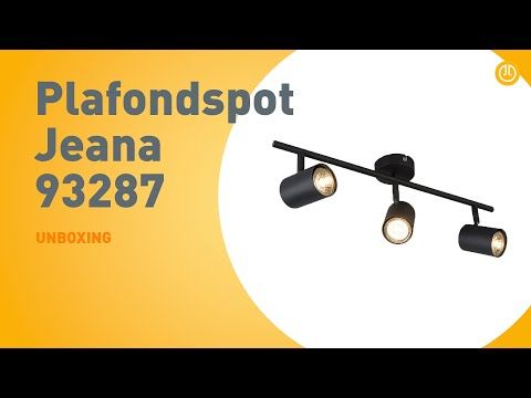 Moderne spot zwart kantelbaar 3-lichts - Jeana