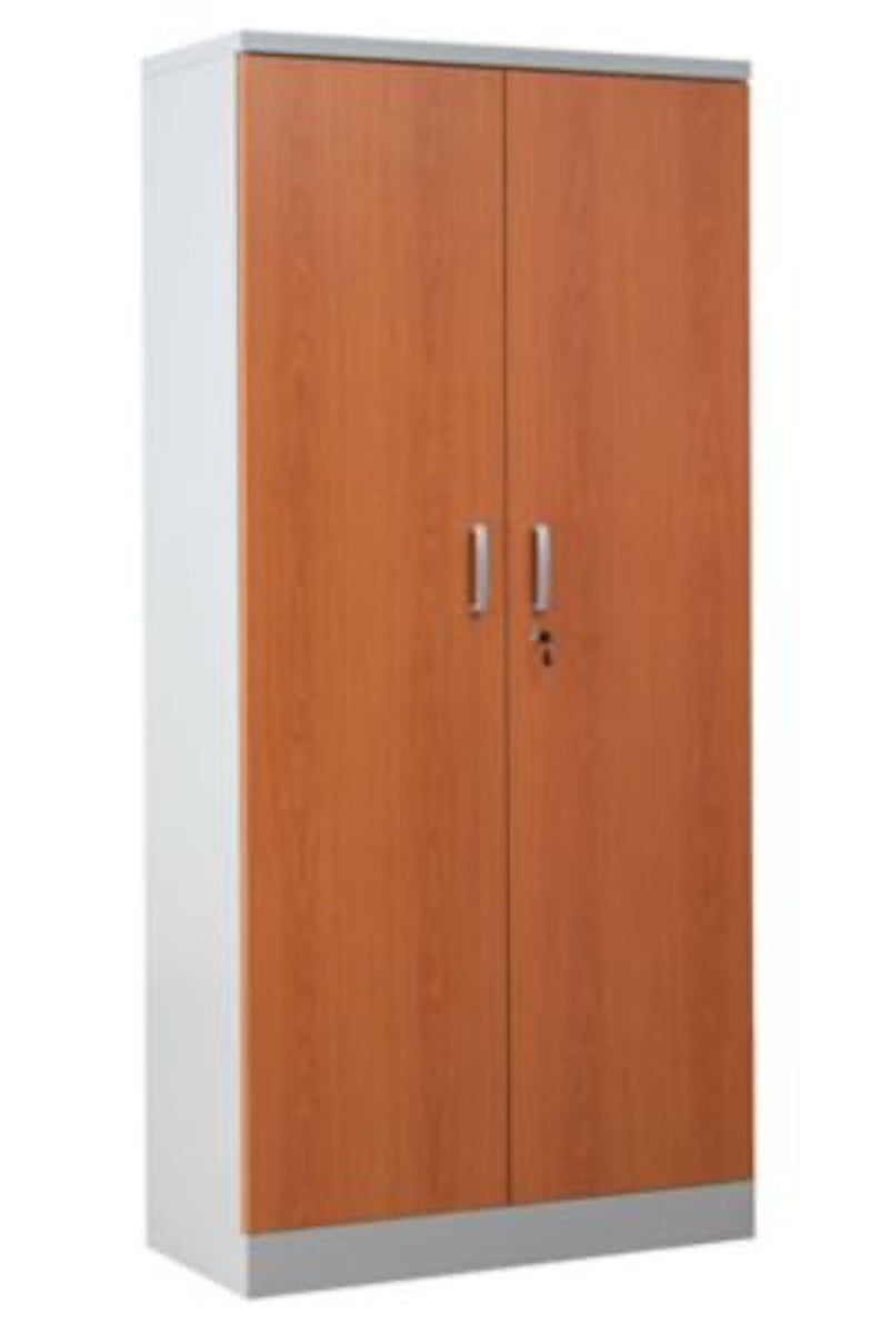 PROREGAL Beetle archiefkast met 4 legplanken, HxBxD 195 x 92 x 42 cm, grijs & elzen