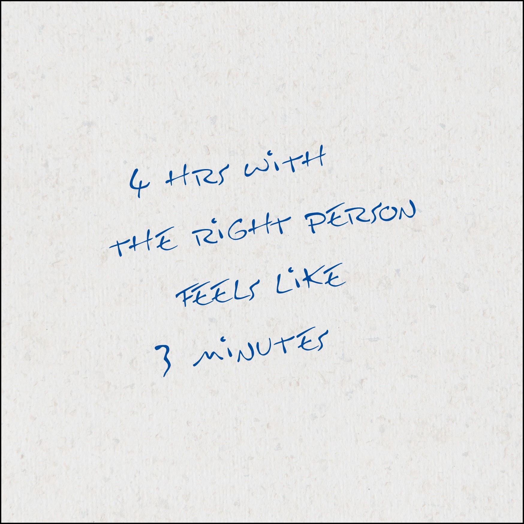 Postkarte '4 hrs with the right person' günstig bestellen