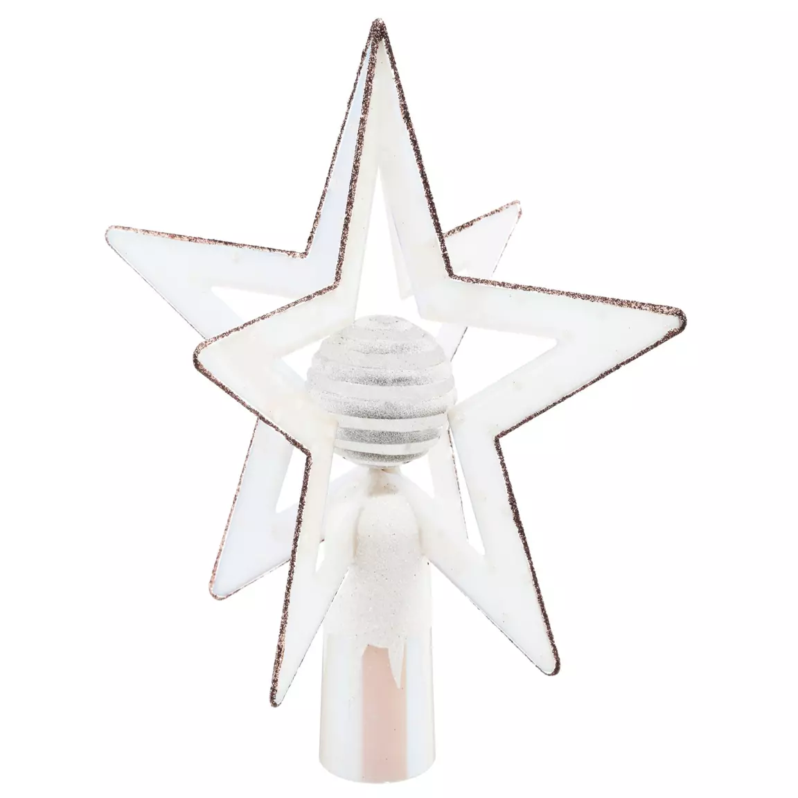 Cimier de sapin 3D Blanc