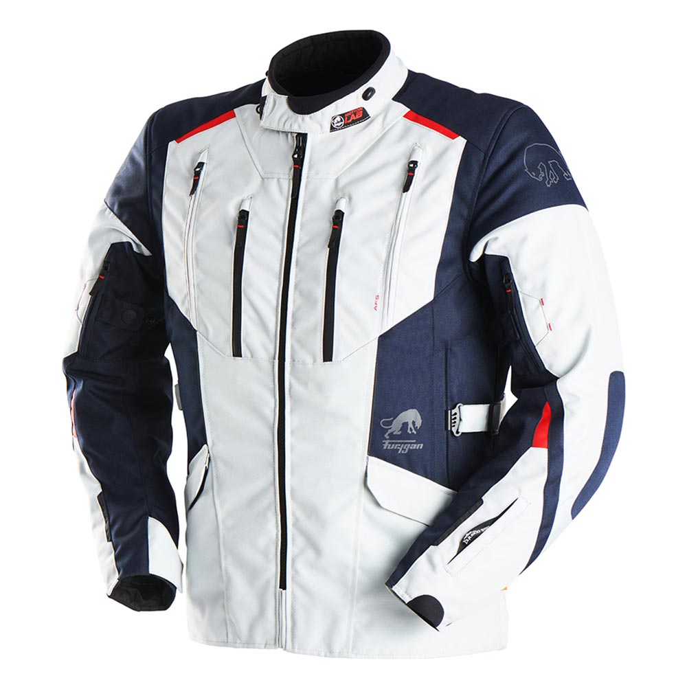 Furygan - Veste Brooks Gris Clair / Bleu