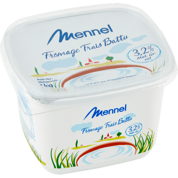 Mennel Fromage Frais Battu 3,2% Vet 1 kg