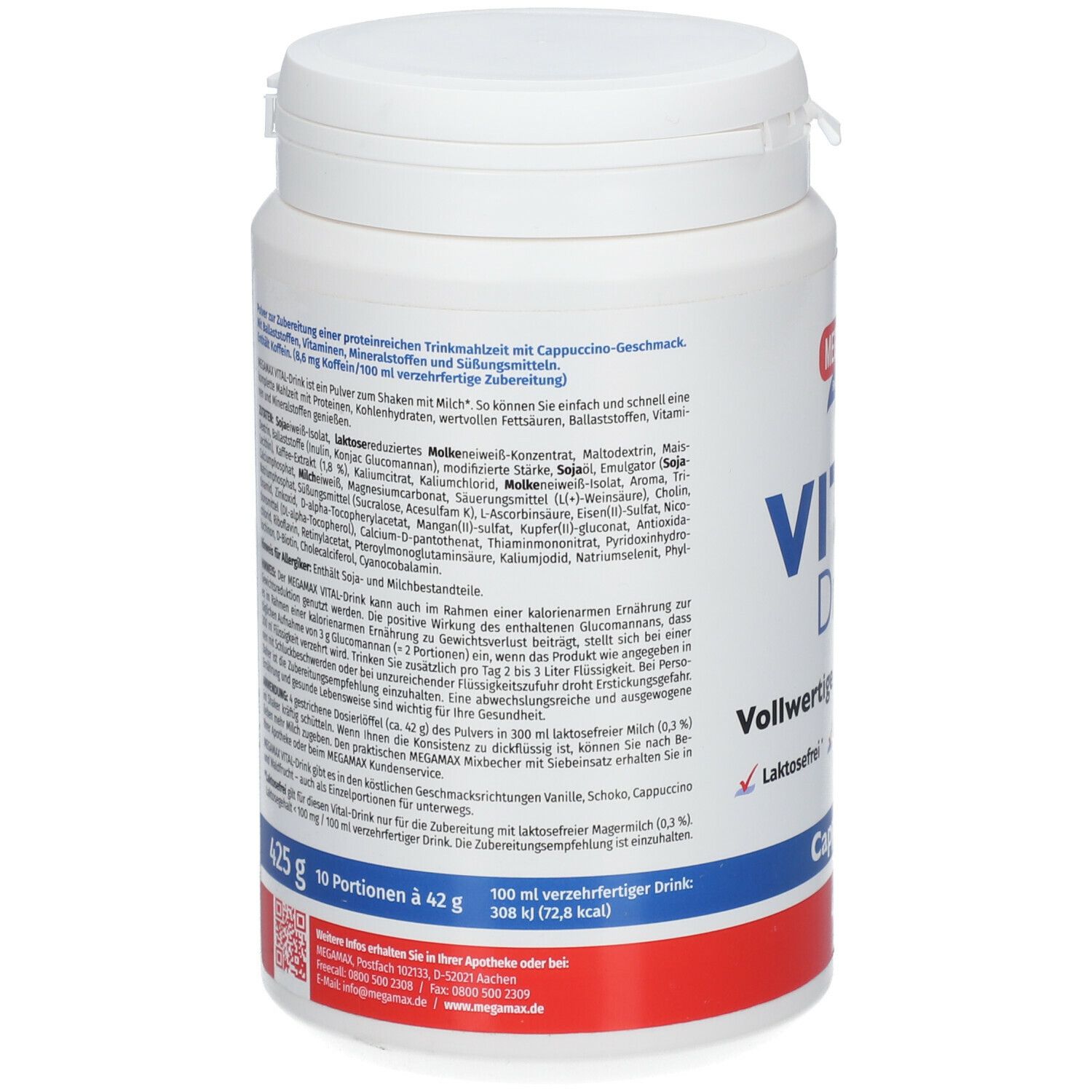 MEGAMAX® Vital-Drink Cappuccino