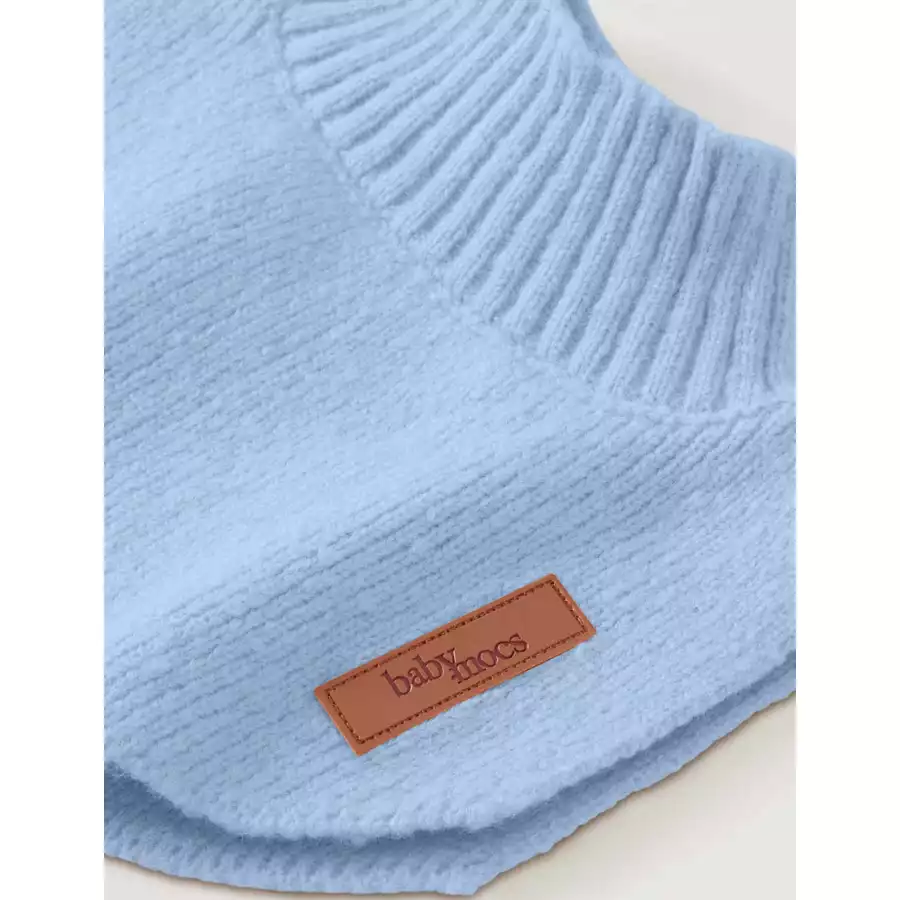 BabyMocs Schal Vegan blau