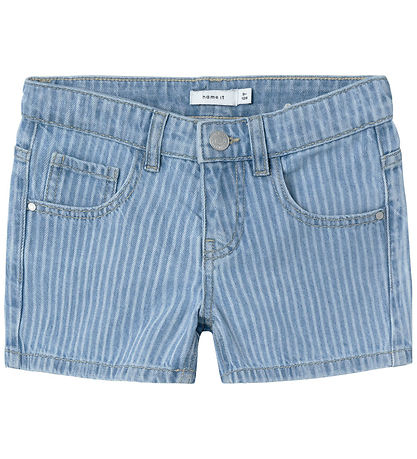 Name It Shorts - NkfRose - Denim Blue m. Streifen