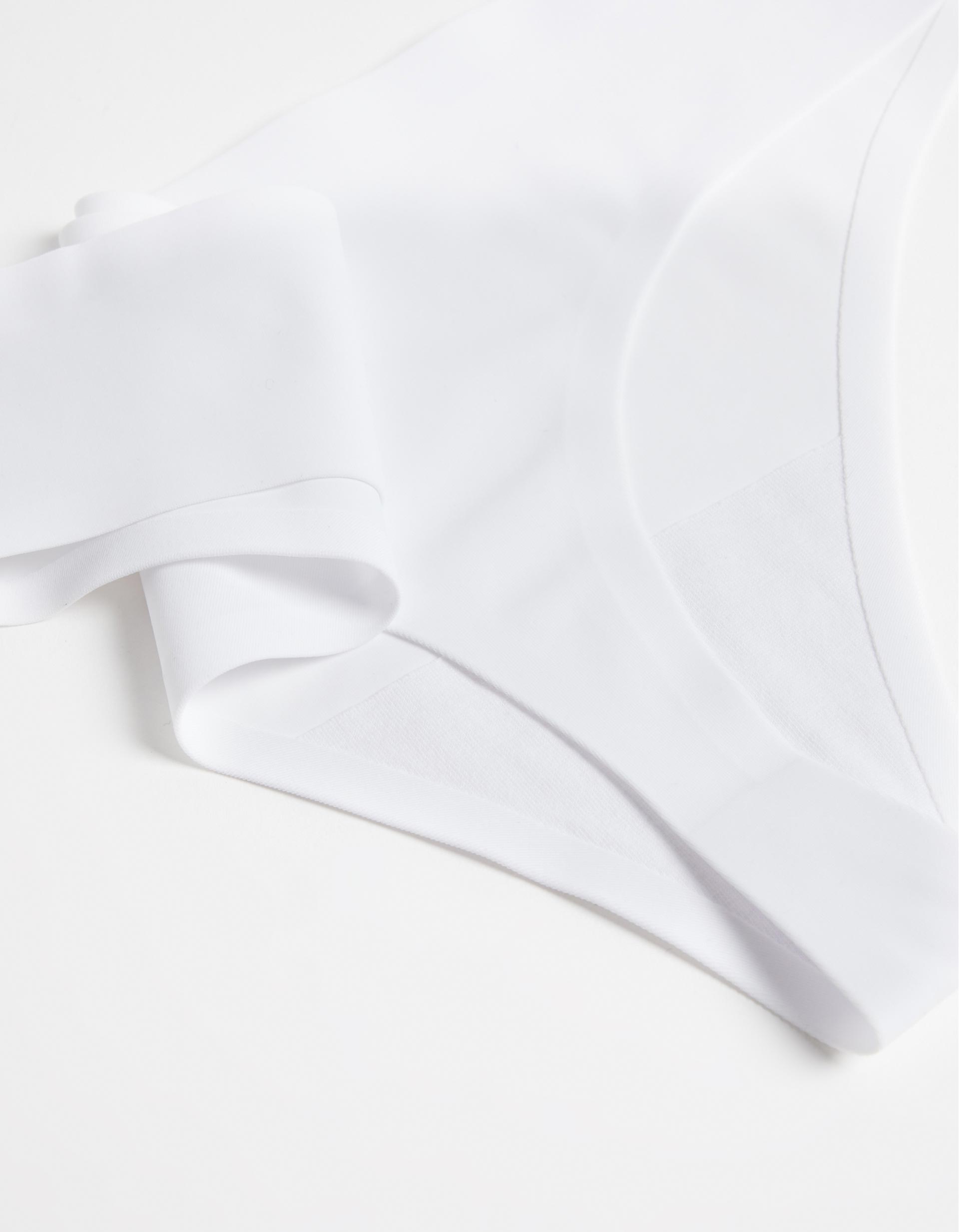Pack 2 Cuecas Tanga Corte Laser, Mulher, Branco
