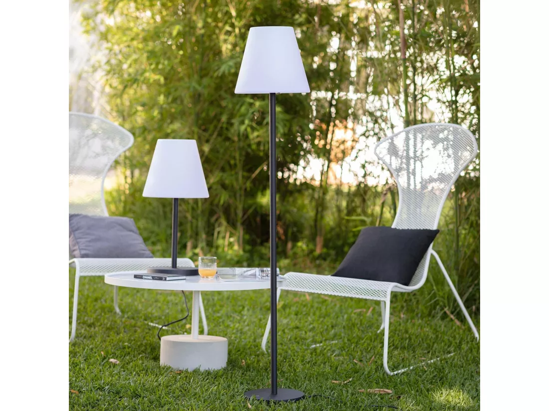 Lampadaire Extérieur Aluminium Maipo Noir