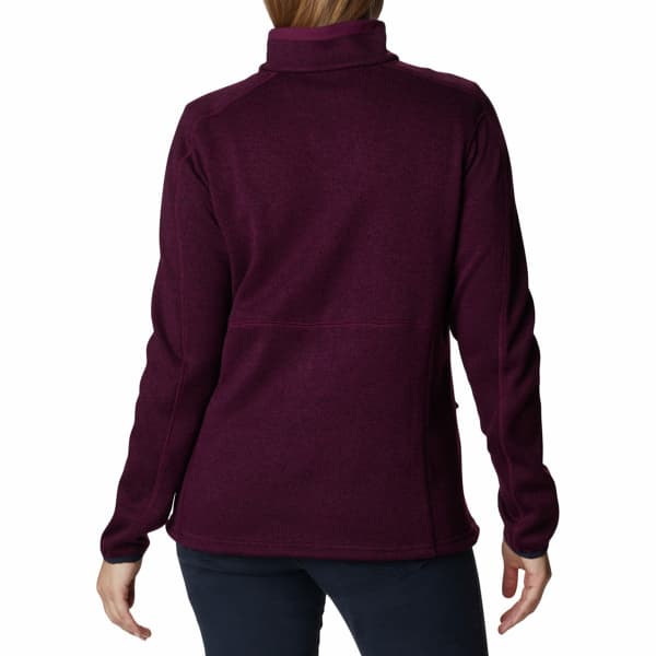 Veste polaire randonnée COLUMBIA SWEATER WEATHER FULL ZIP W MARIONBERRY HEATHER