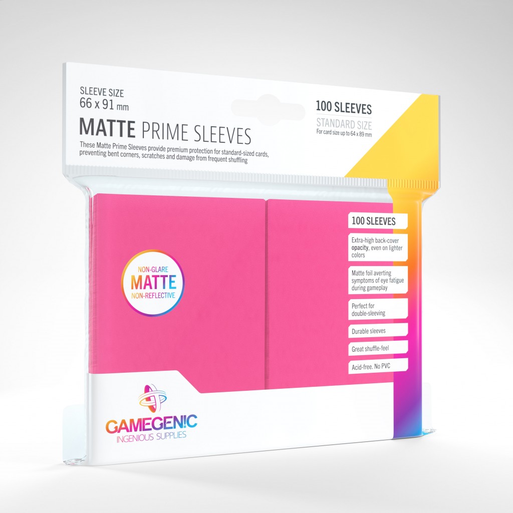 Gamegenic - MATTE Prime Sleeves - 66 x 91 mm