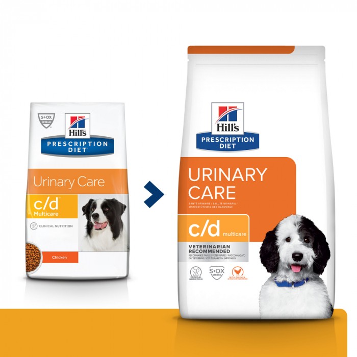 HILL'S Prescription Diet c/d Urinary Care Multicare au Poulet - Croquettes pour chien