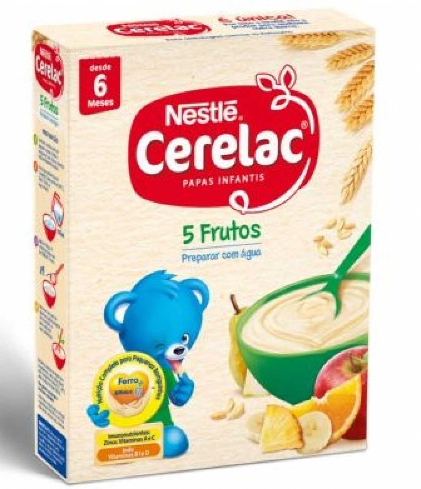 Cerelac Comida para Bebê com Sabor de Banana e Laranja 250g