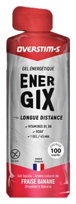 Gel énergétique Overstims Energix Fraise/Banane - 34g