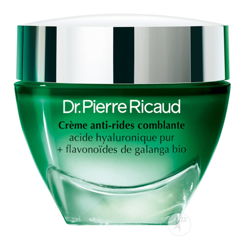Dr. Pierre Ricaud Crème Anti-Rides Acide Hyaluronique Pur + Flavonoïdes De Galanga Bio Pot 40ml