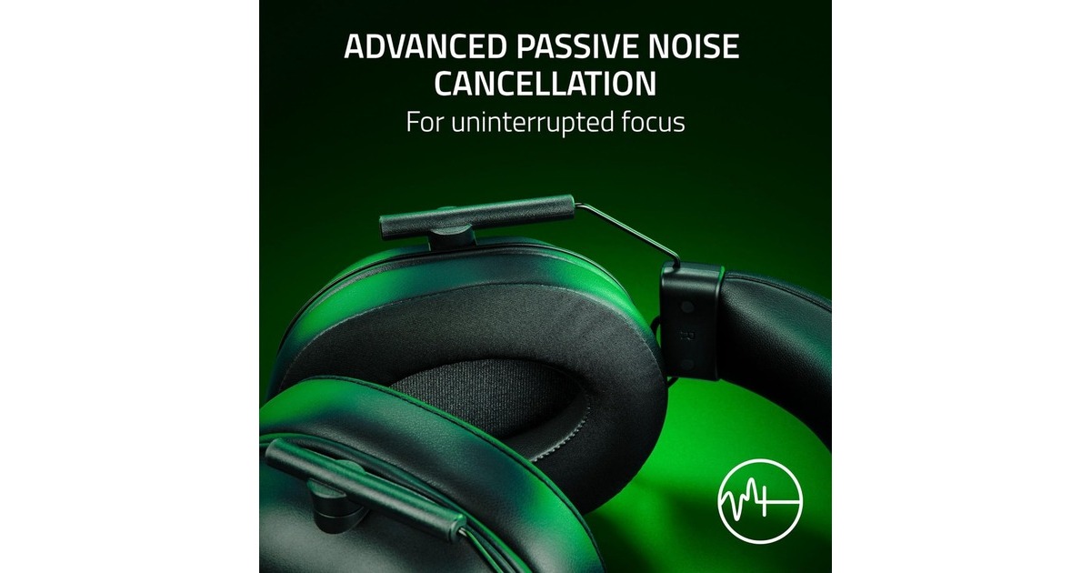 RazerBlackshark V2 X voor Xbox over-ear gaming headset  (Zwart, Xbox Series X|S)