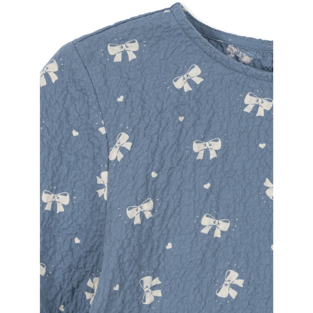 Køb Konges Sløjd Boucle Blue Vida Bluse GOTS