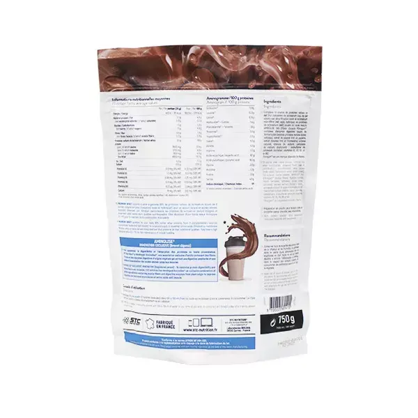 STC Nutrition Premium Whey Cream sabor Chocolate em embalagem Doypack 750g