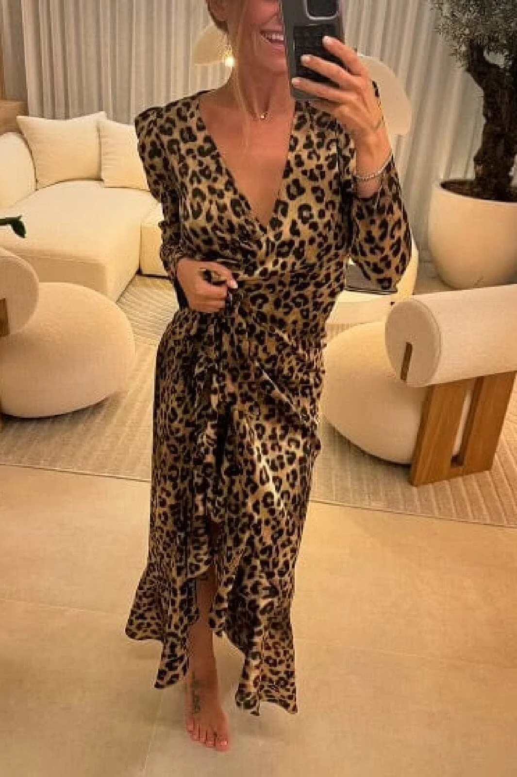 Valentin Studio Senorita Leopard Dress