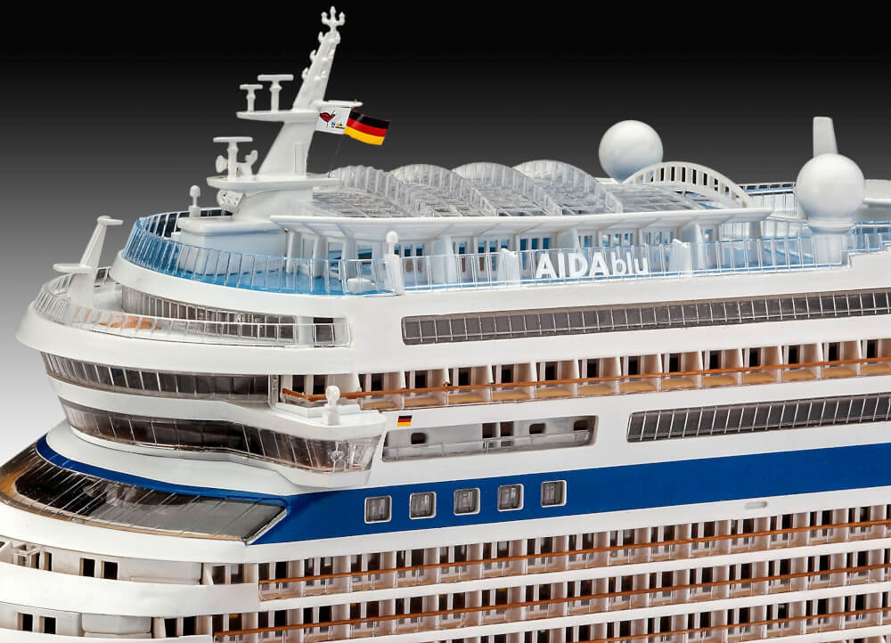 REVELL 05230   Modellbausatz Cruiser Ship AIDAblu, AIDAsol, AIDAmar, AIDAstella 1:400, ab 12 Jahre