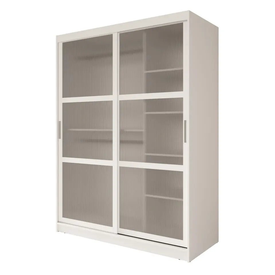 Meubella - Kledingkast Fessaro - Wit - 150 cm