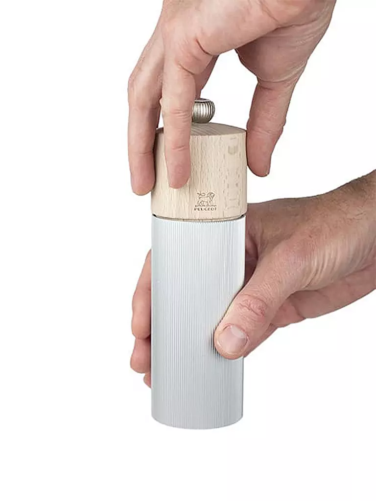 PEUGEOT Pfeffermühle 18cm LINE Alu / Buche - Natur beige
