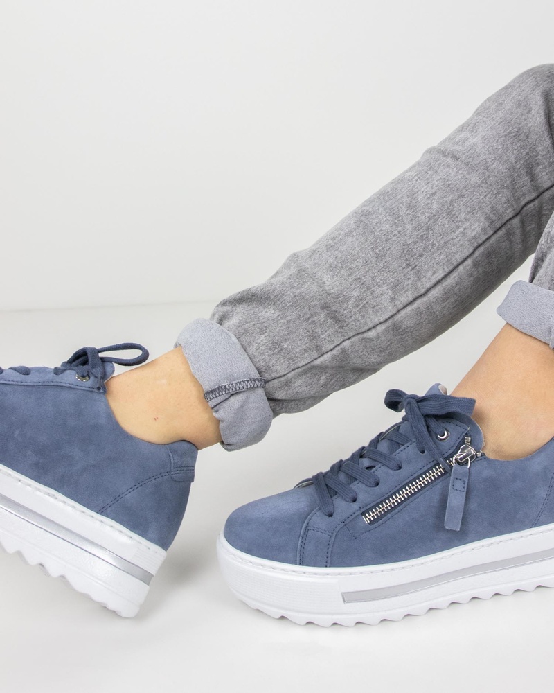 Gabor Lage sneakers  - blauw