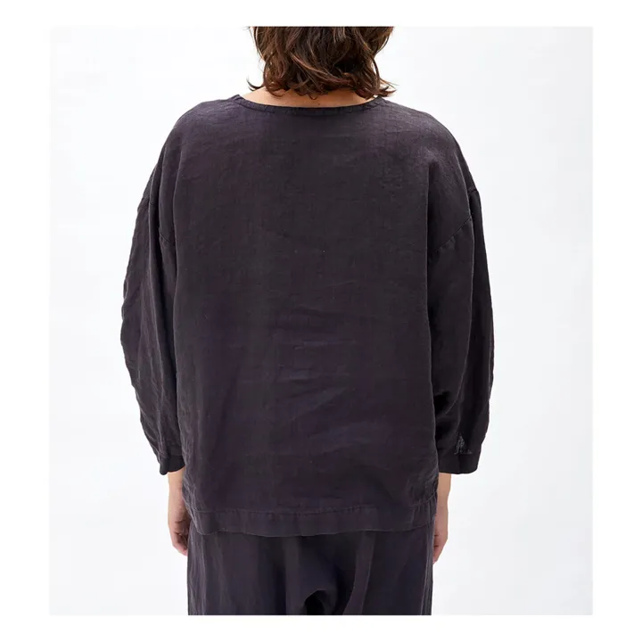 Black Crane Top Xiao Lin | Noir