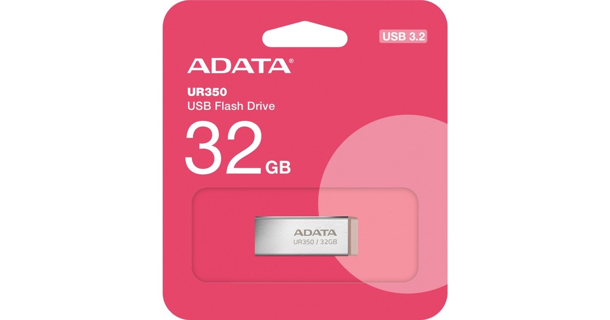 ADATAUR350 32 GB usb-stick  (nikkel/bruin, USB-A 3.2 Gen 1 (5 Gbit/s))