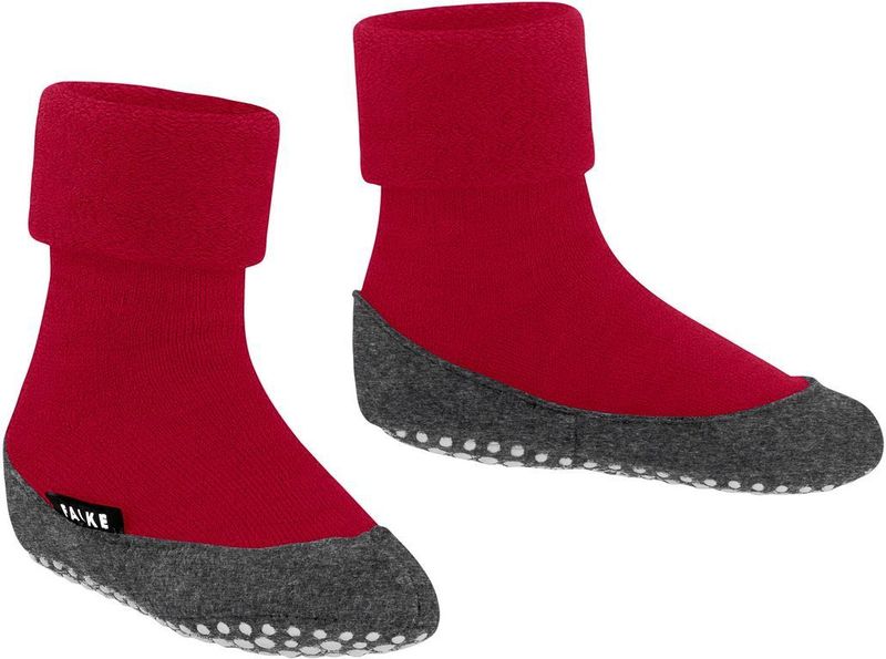 FALKE Cosyshoe Minis Pantoffels - Pink - Merinowol - Antislip Noppen