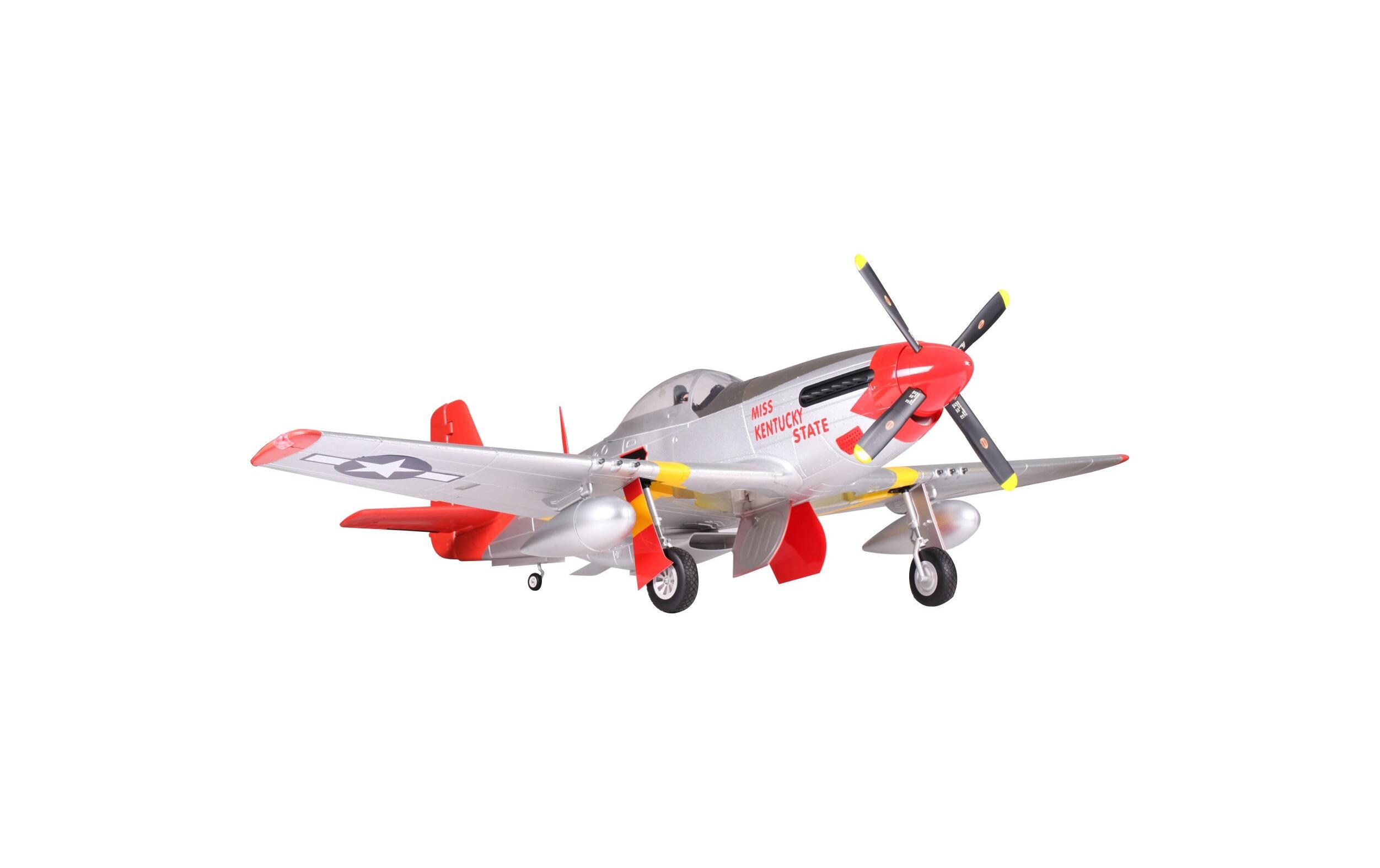 Warbird P-51D Mustang Red Tail 1700 mm PNP<br>P-51D Mustang Warbird mit Einziehfahrwerk und Brushless Antrieb