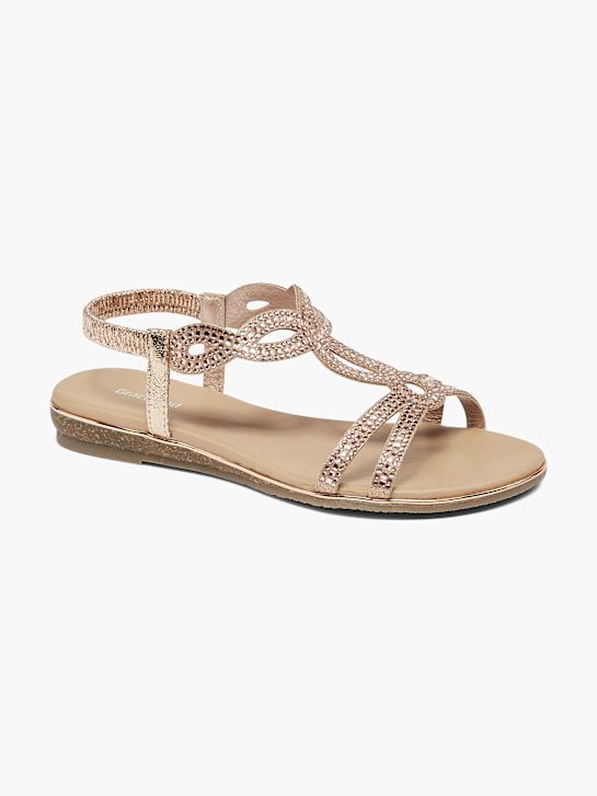 Graceland Sandale Rosegold