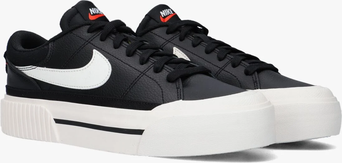 NIKE zwarte nike lage sneakers court legacy lift