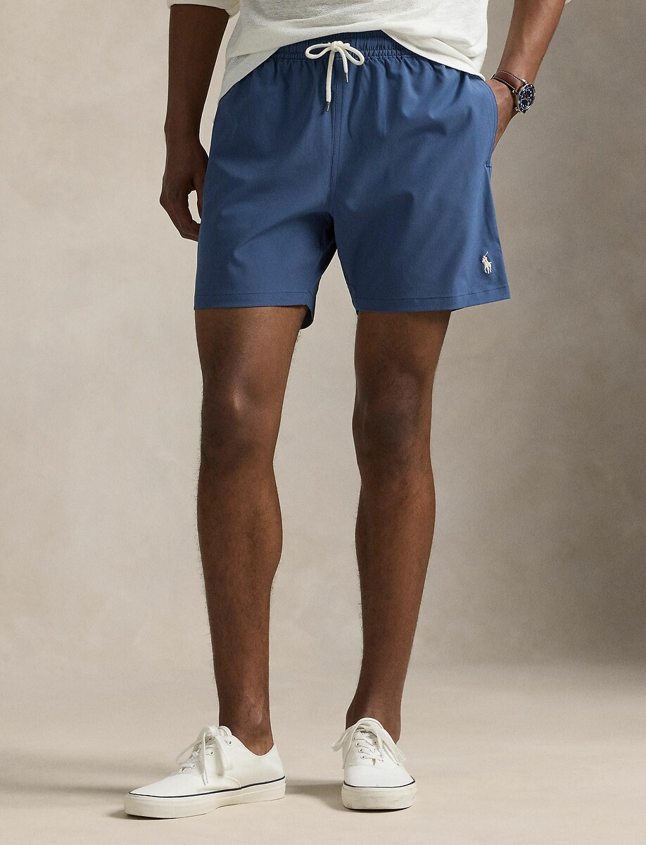 POLO RALPH LAUREN<br>Calções de banho com logotipo bordado