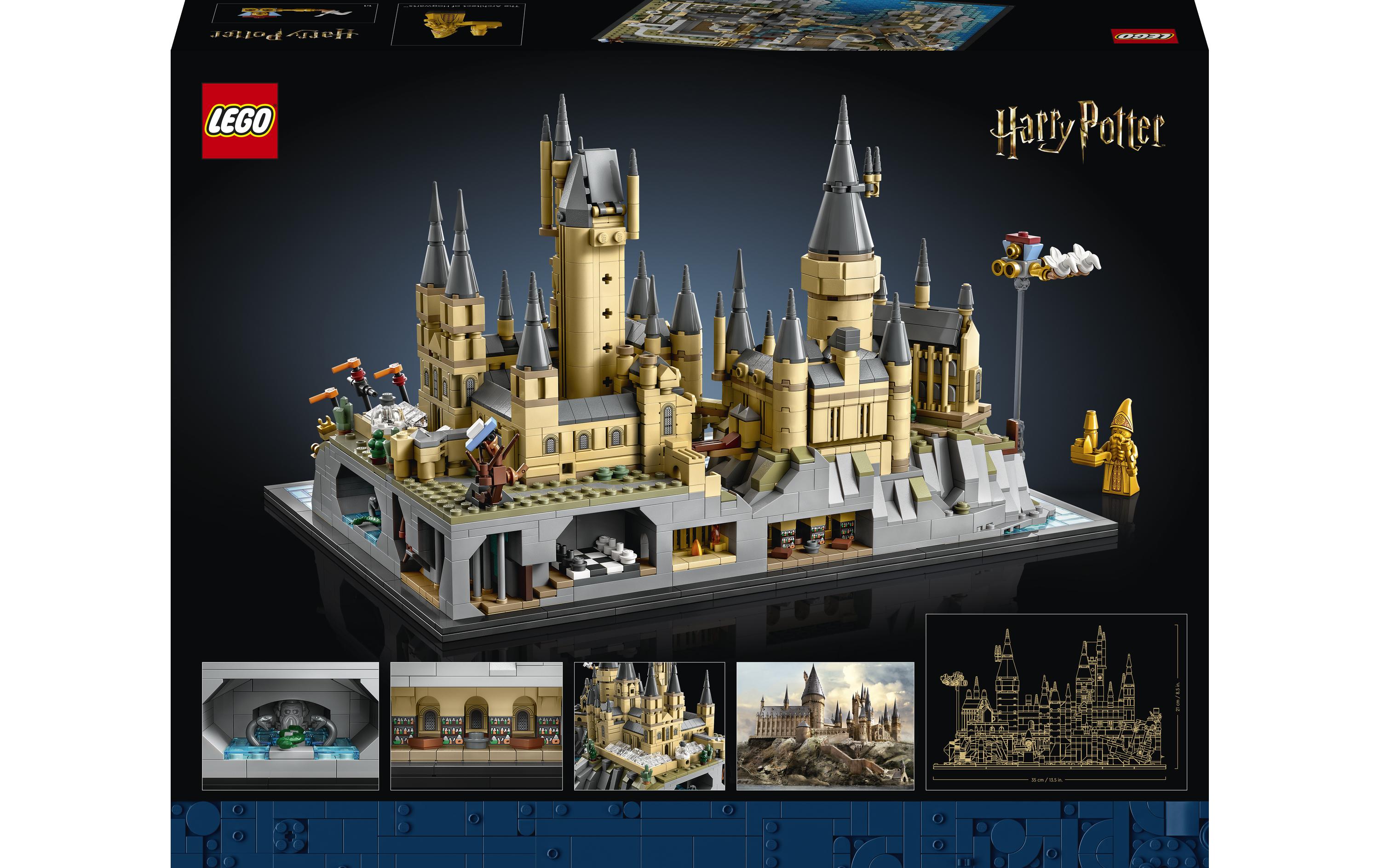 Harry Potter Schloss Hogwarts mit Schlossgelände 76419<br>Wizarding World – Modell zum Bauen und Ausstellen