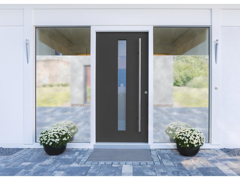 Gardinia Fensterfolie UV-Schutz 45 x 150 cm, Silber Statisch haftende Fensterfolie