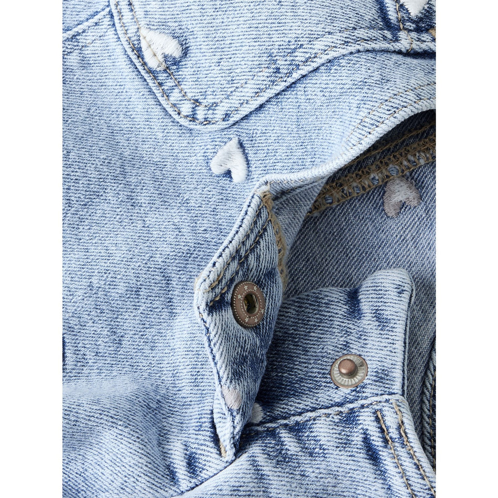 Køb Name It Light Blue Bleached Denim Nmfelina Dnm Emb Spencer 2633-Fr T