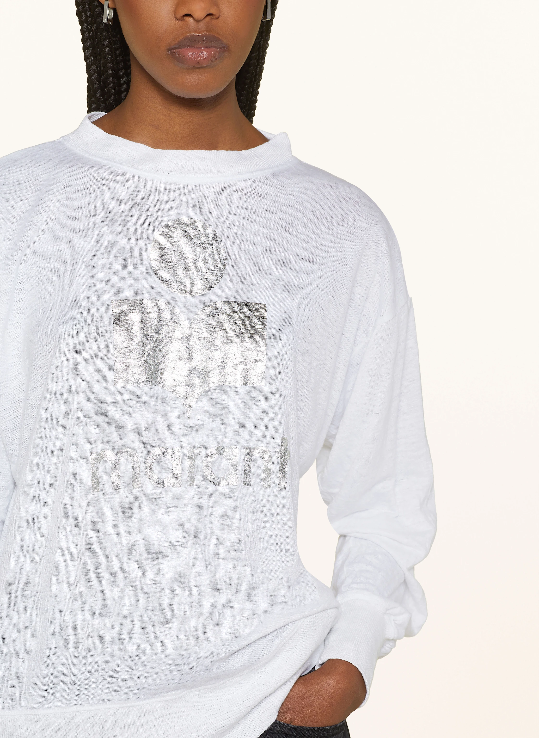 MARANT ÉTOILE Longsleeve KLOWIA aus Leinen