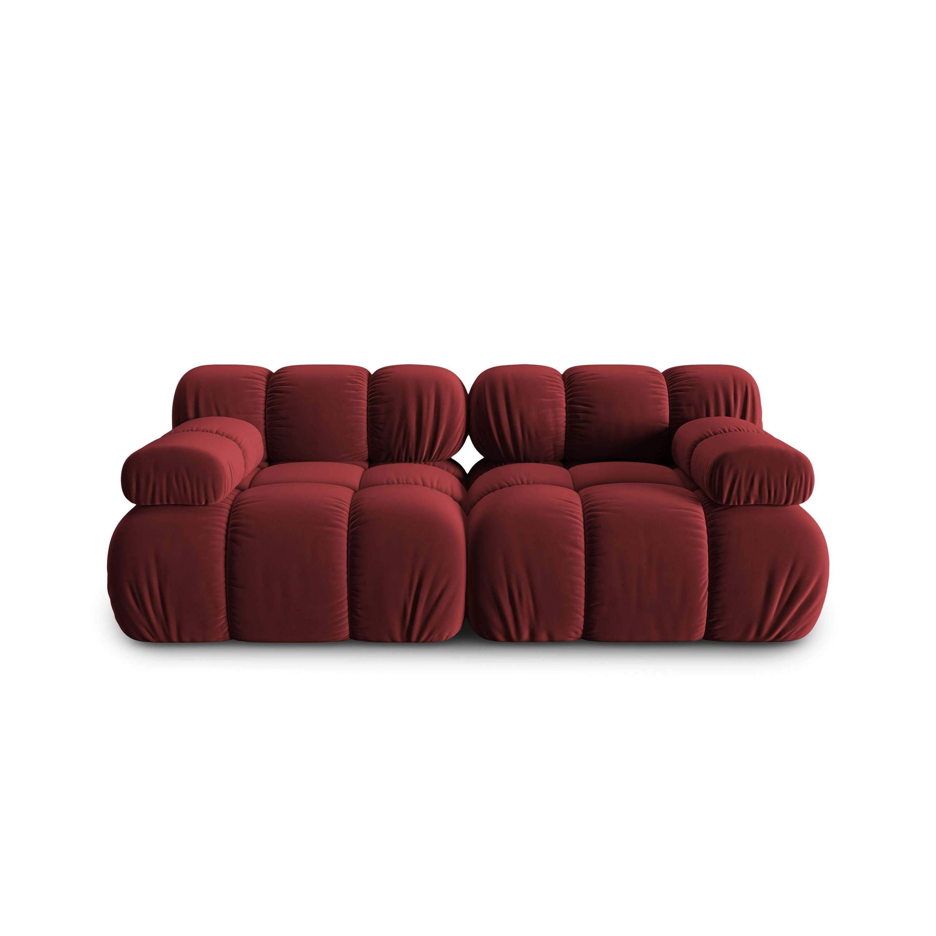 Milo Casa Tropea Modulaire 2-zitsbank - Bordeauxrood