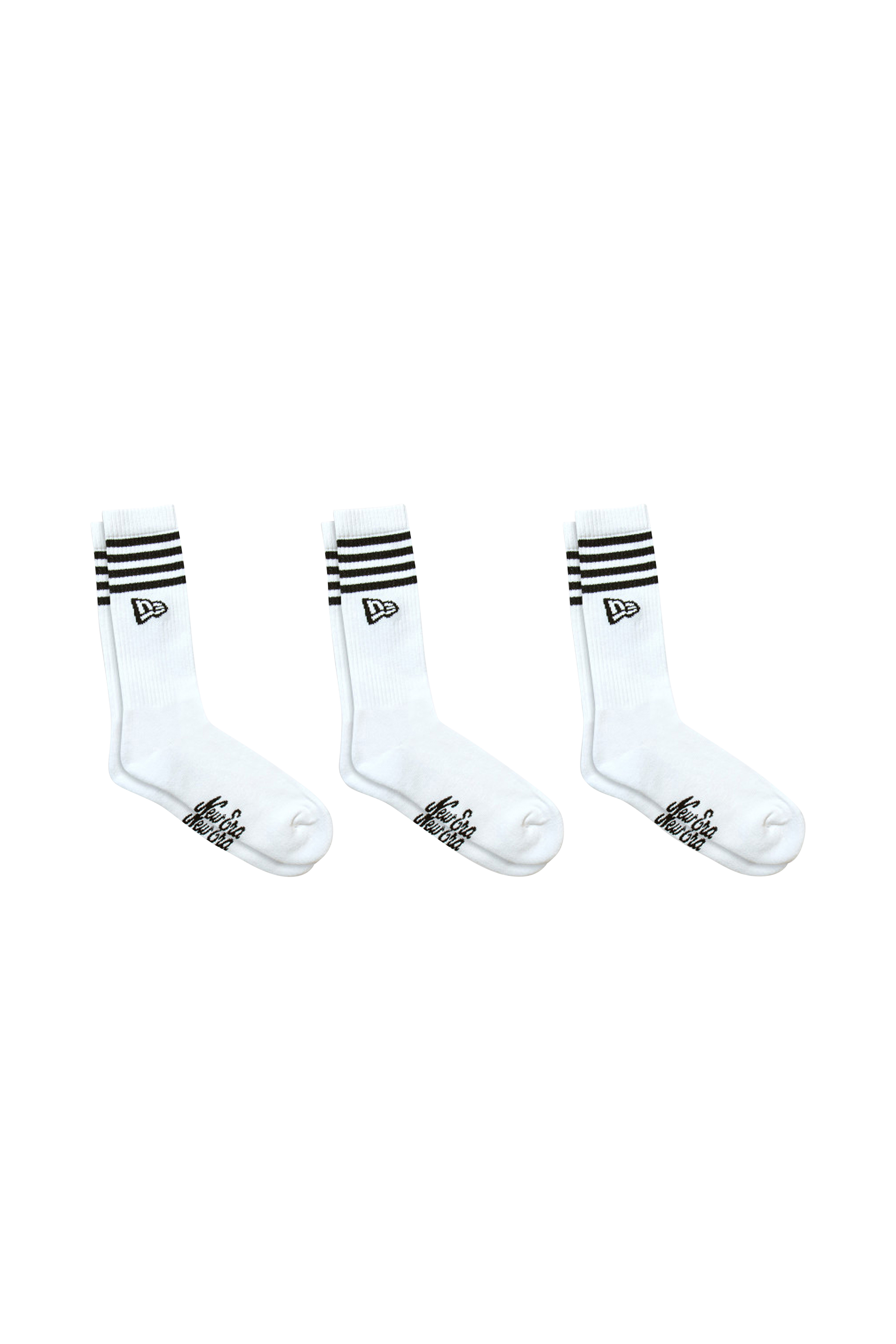 NEW ERA chaussettes Blanc