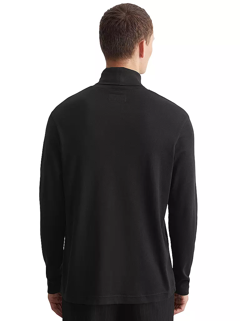 MARC O'POLO Langarmshirt  schwarz