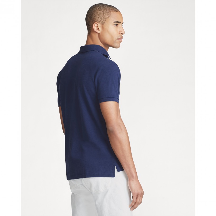 Polo Ralph Lauren Custom Fit Marine Piqué