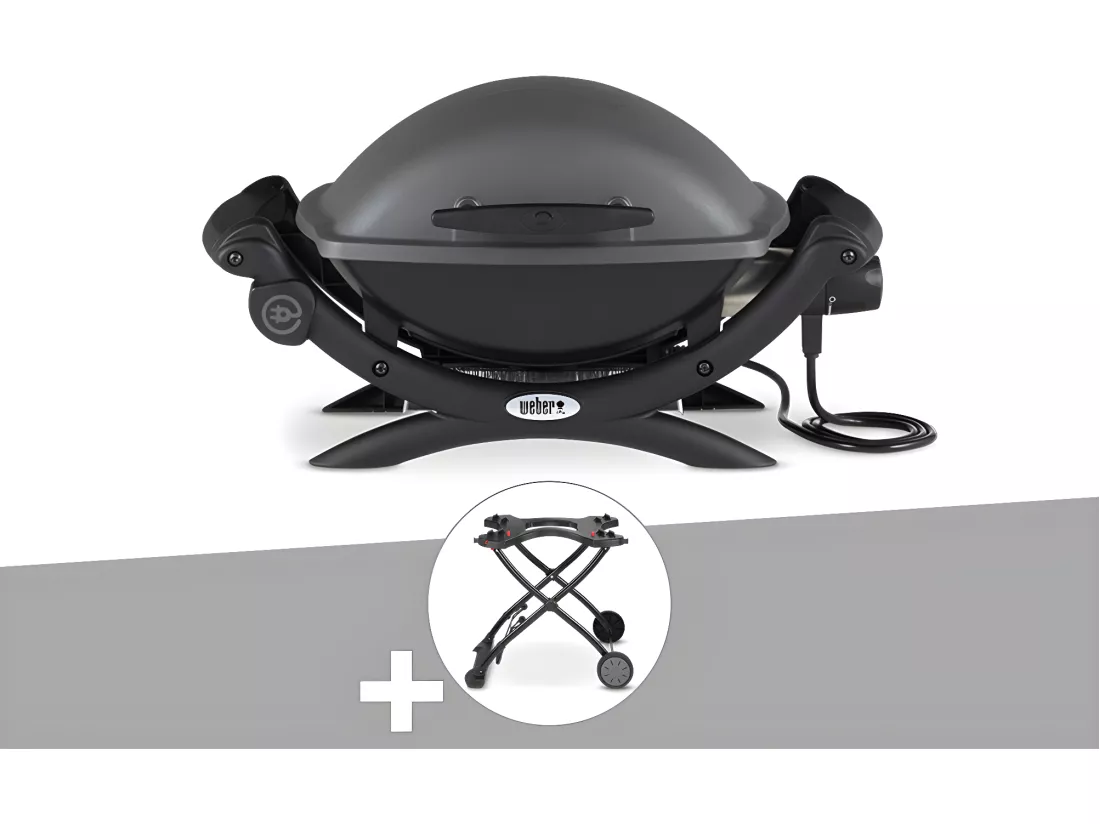 Barbecue électrique Q 1400 + Chariot - Weber