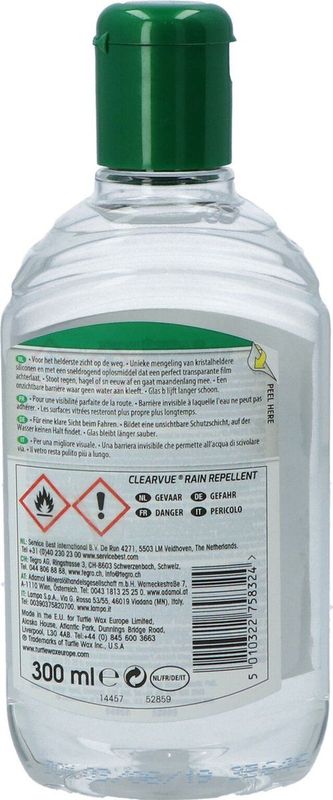 Turtle Wax - Clear Vue - Ruitenbeschermer - Transparant - 500ml