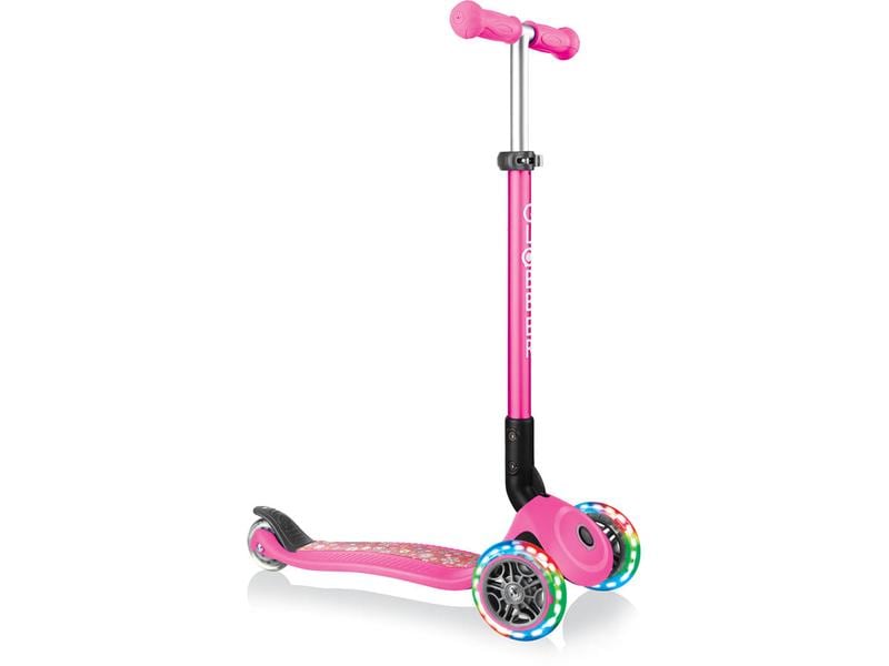 GLOBBER Scooter Primo Foldable Fantasy Lights Pink Faltbares Kickboard