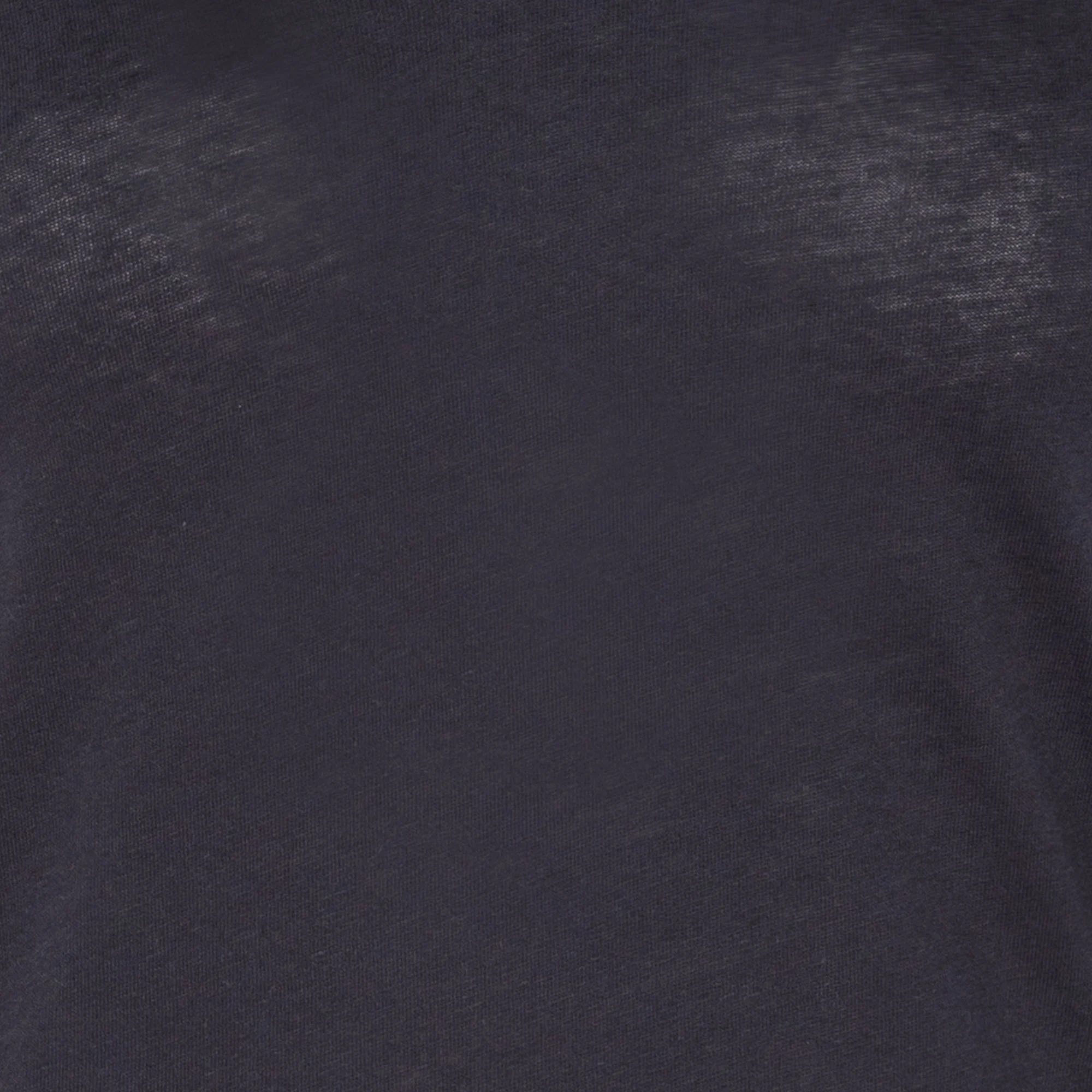 Tee-shirt col V en coton mélangé | Bleu