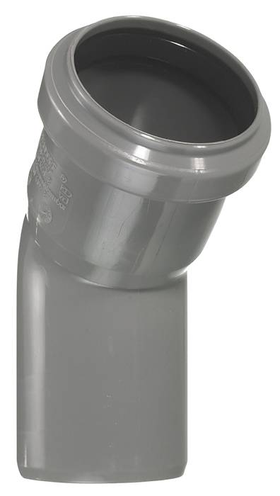 PP bøjning grå 50 mm x 45 gr.
