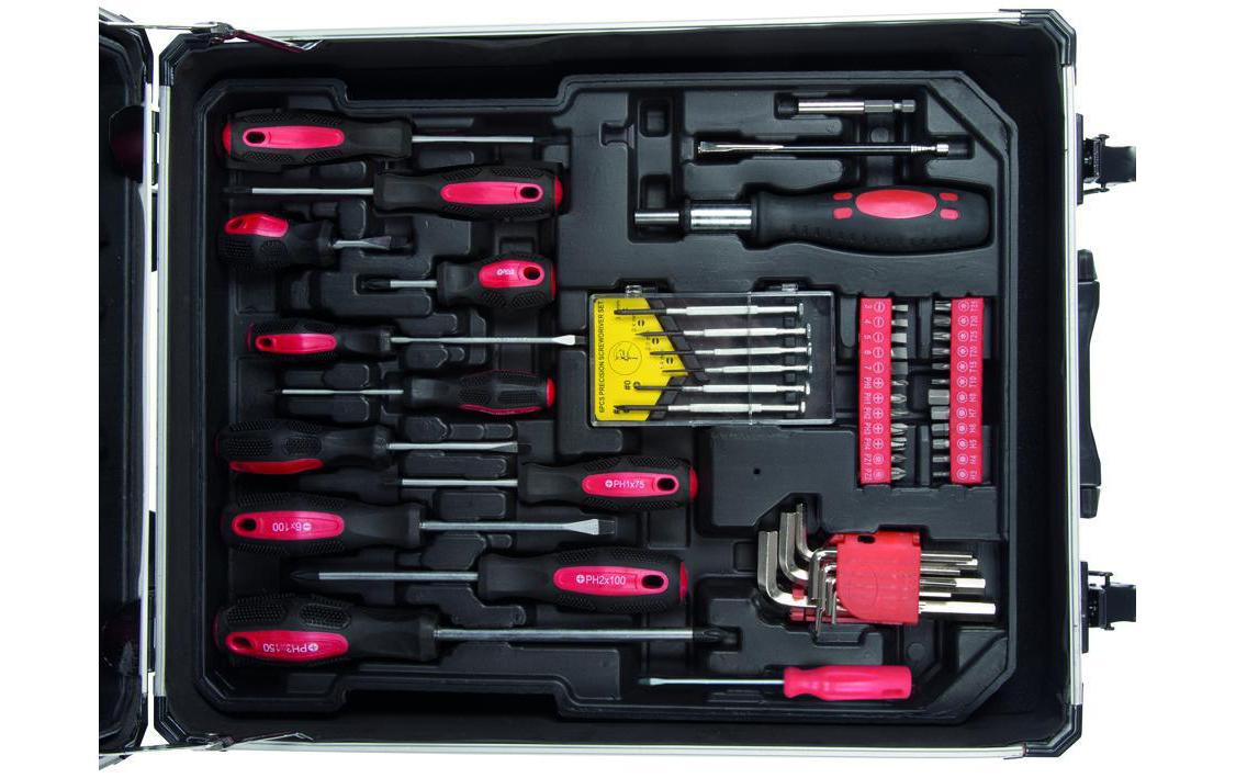 Werkzeugkoffer HSET260 260-teilig<br>Alu-Werkzeugkoffer 260-teilig