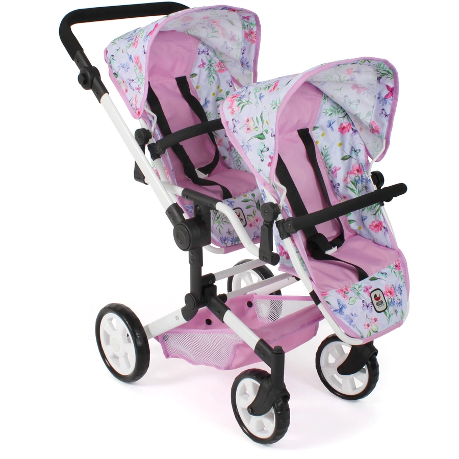 BAYER CHIC 2000 Puppenwagen Linus Duo Flowers