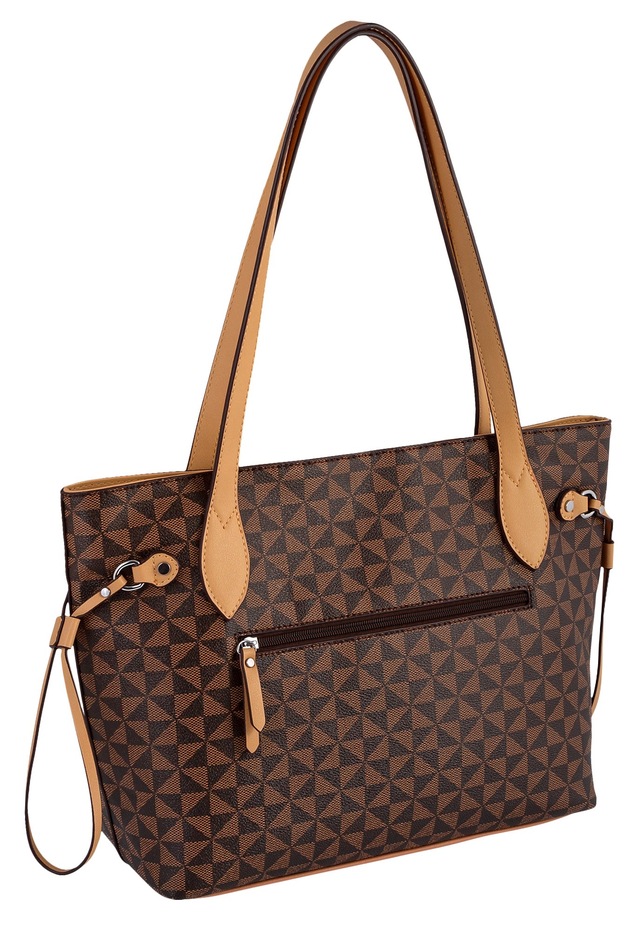 Gabor Shopper »Barina« aus Lederimitat mit charakteristischem All-Over-Druck und Metall Logo