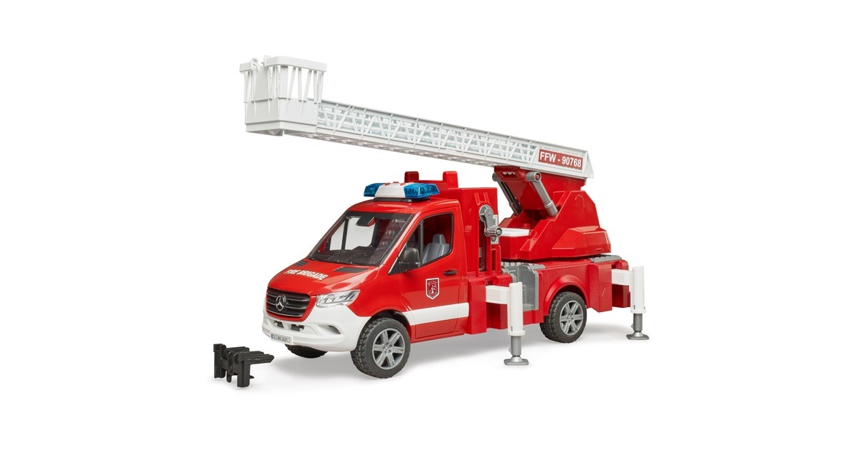 bruderMB Sprinter brandweerwagen met licht en geluid Modelvoertuig  (02673)